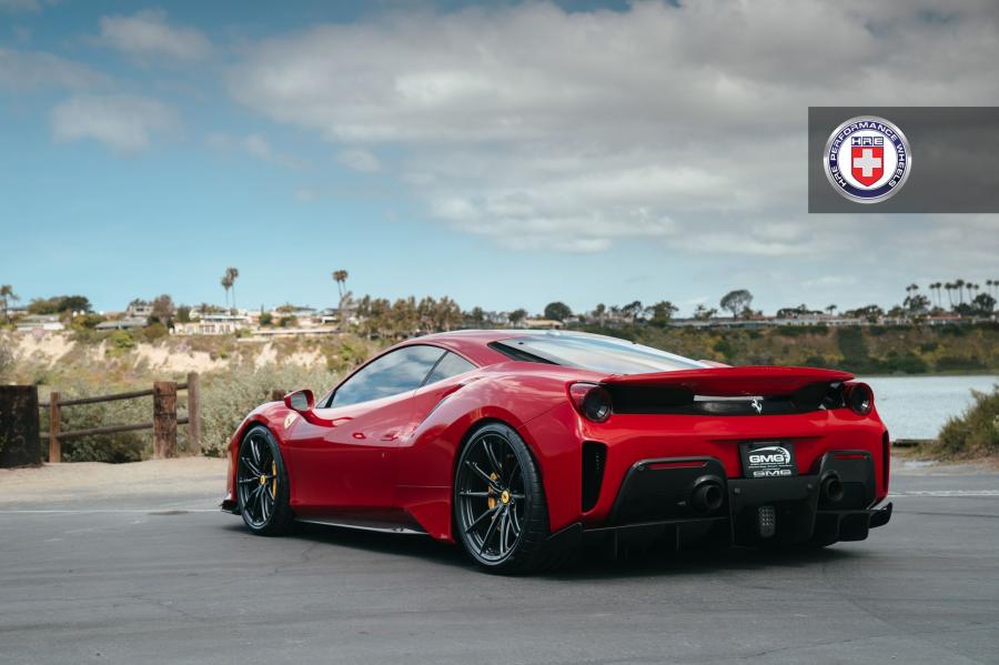  Ferrari 488 Pista on HRE Wheels (P104SC) 2019 года  (фото 5 из 8)